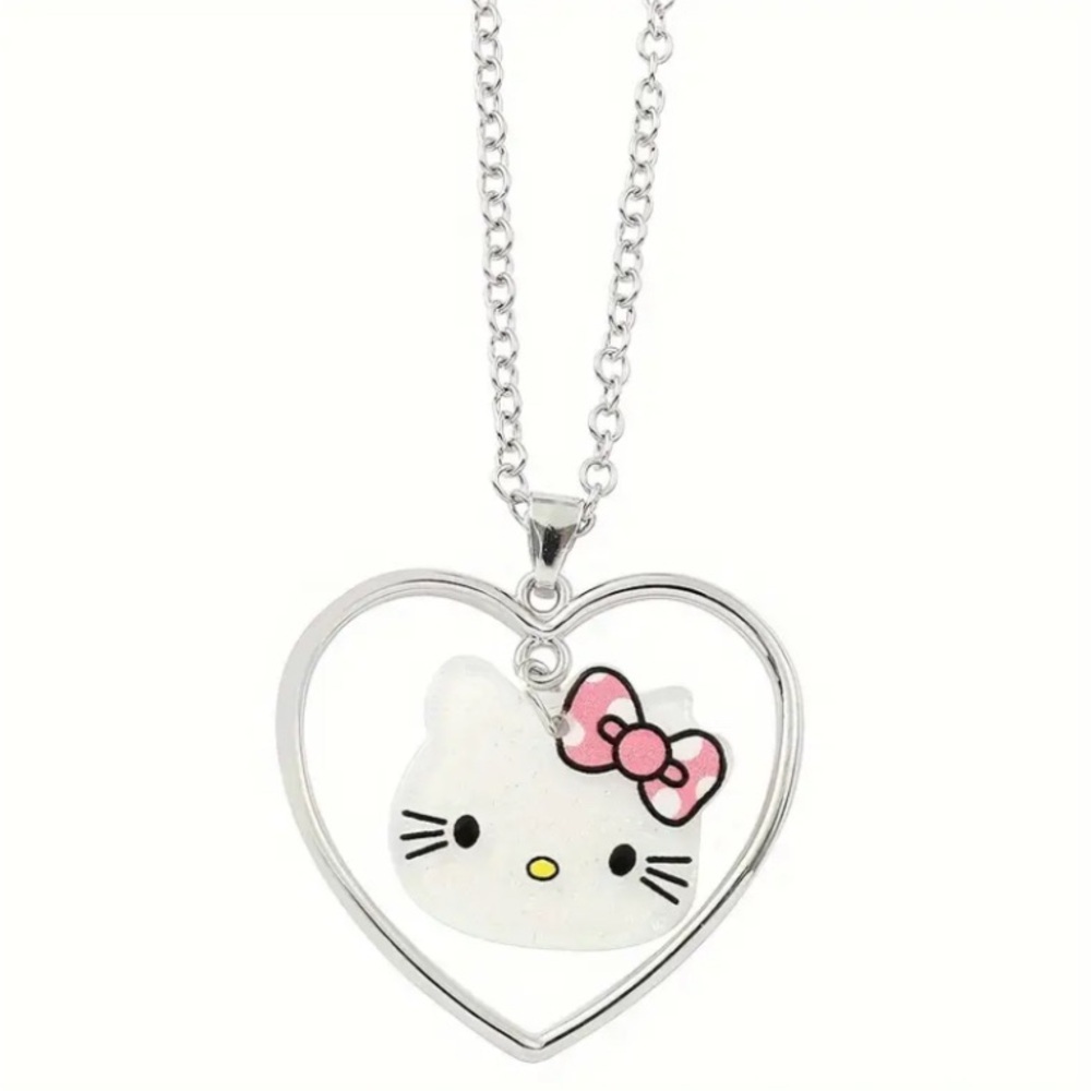 Hello Kitty Heart Pendant Necklace